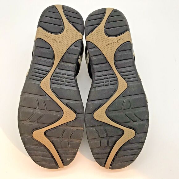 Lands' End Sandals Men's 9EE Bungee Lock Cap Toe Hiking Trail Water Sport Shoes - Picture 8 of 10